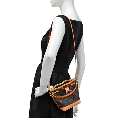 女性のためのモノグラムのキャンバスのルイ・ヴィトン ナノの迅速なM81266 Crossbody袋