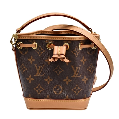 女性のためのモノグラムのキャンバスのルイ・ヴィトン ナノの迅速なM81266 Crossbody袋