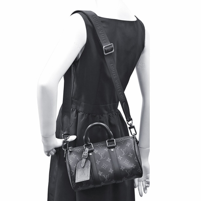 人食のキャンバスのKeepall新しく迅速なBandouliere 25 Crossbodyの袋M46271