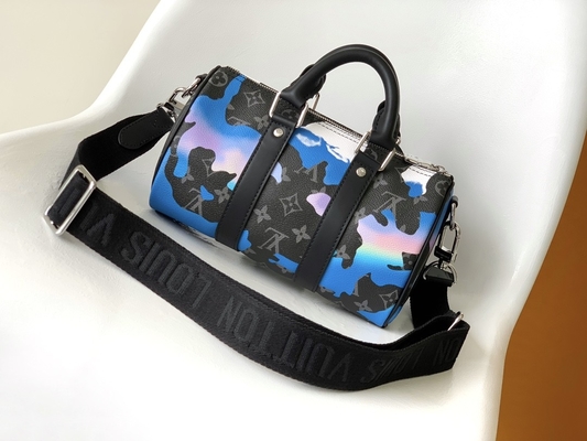 日の出のモノグラム食は眺めのメッセンジャー袋LV Keepall Bandoulière 25部屋を決め付けた