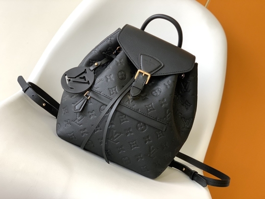 LVデザイナー ブランドはモノグラムMontsourisがピンクの黒をBackpackルイ・ヴィトンをBackpack