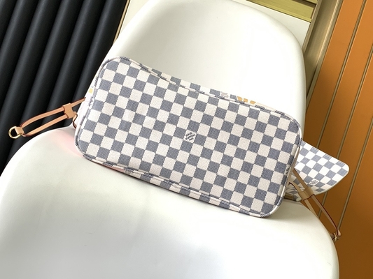 タヒチは注文の決め付けられた袋をチェック模様のルイ・ヴィトンNeverfull MM限った