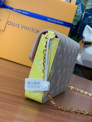Pochette Felicie LV袋のばねのイン・ザ・シティの白いモノグラムEmpreinte