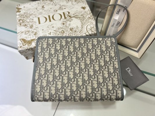 2 1 Dior小型30 Montaigneの袋の青い斜めのジャカードに付き