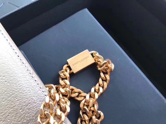 ジッパーの閉鎖の銀が付いている調節バンドポリエステルSt Laurent YSL Woc袋