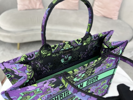 サイズの刺繍のDiorプラスのマリア グラジアChiuri袋Booktote