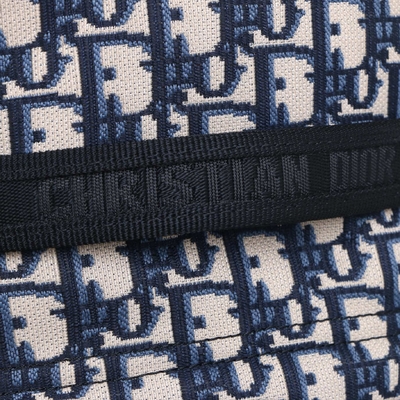 デザイナー小さいDiortravelのバックパックの青いDiorの斜めのジャカード
