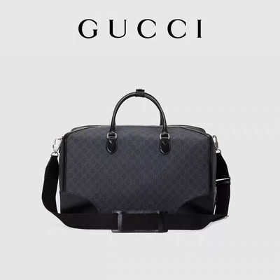 黒い旅行GGの最高のトート バックのグッチの男性メッセンジャーのキャンバスの連結の倍G
