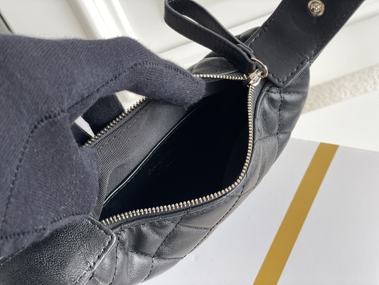 Ap3095黒の小型生地のChanelの折り返し袋の硬貨の財布20インチ