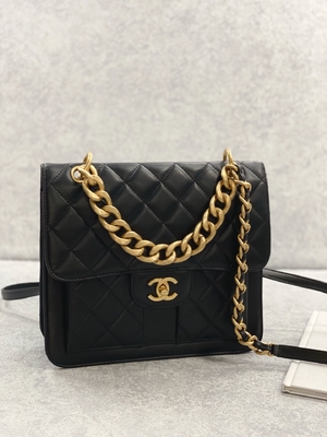 2023のSS Chanel Wocのジッパーのクラッチ・バッグの偶然の通り様式