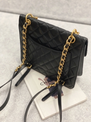 2023のSS Chanel Wocのジッパーのクラッチ・バッグの偶然の通り様式