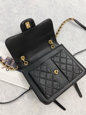 2023のSS Chanel Wocのジッパーのクラッチ・バッグの偶然の通り様式