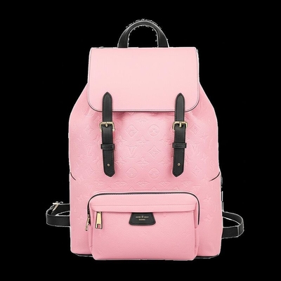 LVデザイナー ブランドはモノグラムMontsourisがピンクの黒をBackpackルイ・ヴィトンをBackpack