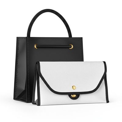 プロパショナルパッケージング カスタムプリント ギフトバッグ ポケット トーゴとリベット アイコンラベル